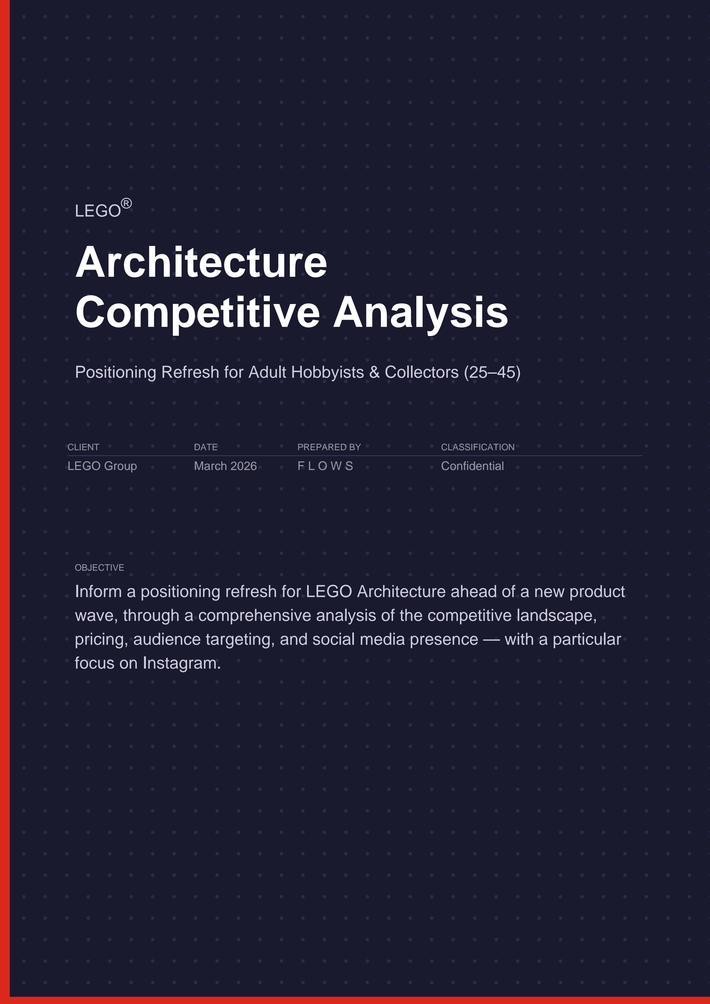 LEGO Architecture Competitive Analysis — page 1